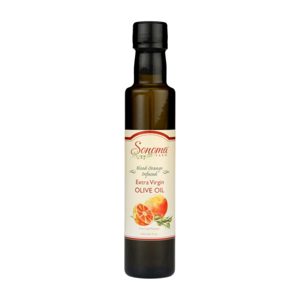 Flavor Infused Extra Virgin Olive Oil - Blood Orange - 250mL - Front