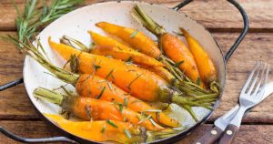 Baby Carrots with Rosemary / Basil Infused Extra Virgin Olive Oil  Recipe