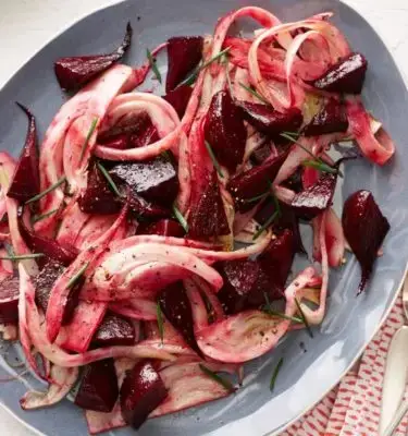 Beets with Fennel and Lemon Infused Olive Oil Salad Recipe