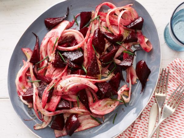 Beets with Fennel and Lemon Infused Olive Oil Salad Recipe