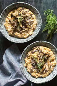 Blood Orange Olive Oil Risotto With Wild Mushroom Recipe