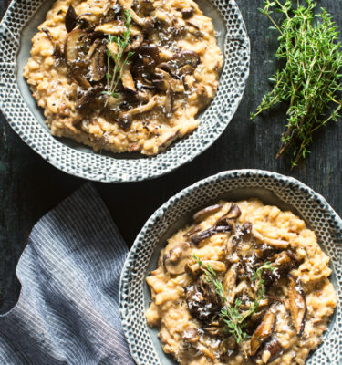 Blood Orange Olive Oil Risotto With Wild Mushroom Recipe