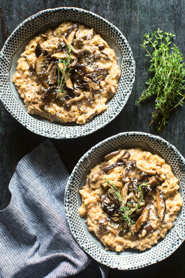 Blood Orange Olive Oil Risotto With Wild Mushroom Recipe