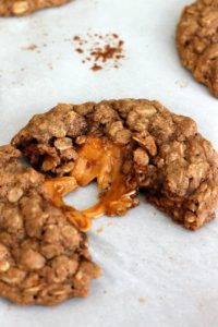 Butter Olive Oil Caramel Apple Oatmeal Cookies Recipe