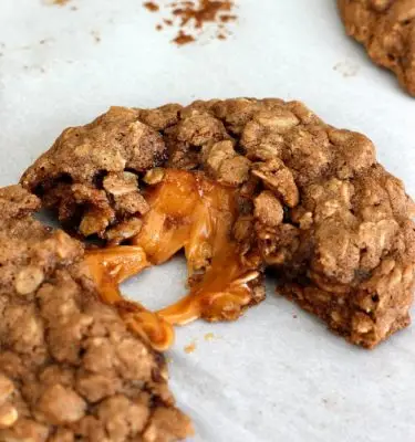 Butter Olive Oil Caramel Apple Oatmeal Cookies Recipe