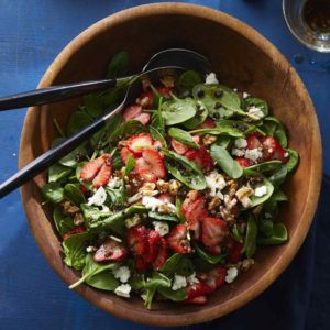 California Strawberry Balsamic, Walnut, Feta Salad Recipe