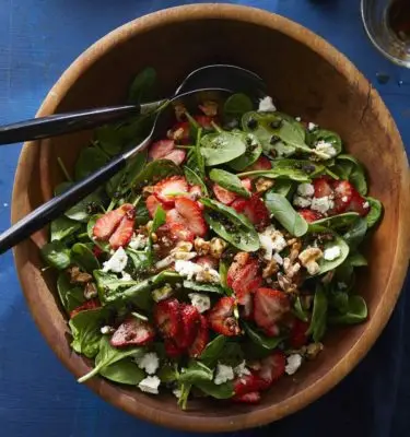 California Strawberry Balsamic, Walnut, Feta Salad Recipe
