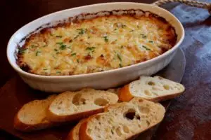 Caramelized Onion Dip with Garlic Olive Oil Recipe
