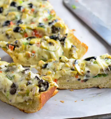 Cheesy Muffuletta Bread Recipe