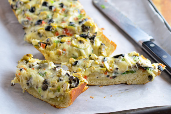 Cheesy Muffuletta Bread Recipe