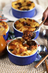 Cherry Balsamic Chocolate Chunk Bread Pudding Recipe