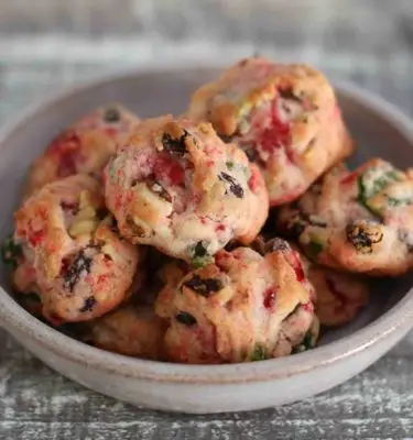 Cherry Balsamic  Fruitcake Cookies Recipe