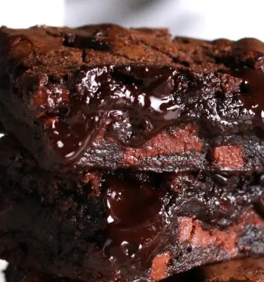 Cherry Balsamic Fudgy Brownies Recipe