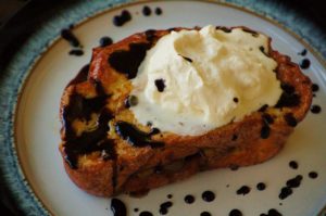 Cherry Infused Balsamic Baked French Toast Recipe