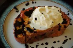 Cherry Infused Balsamic Baked French Toast Recipe
