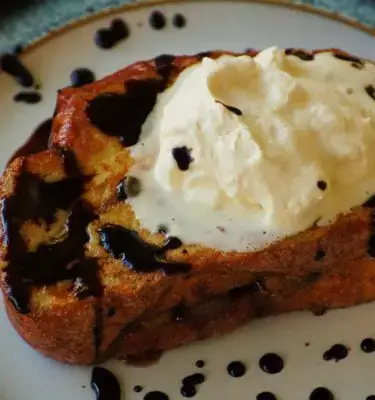 Cherry Infused Balsamic Baked French Toast Recipe