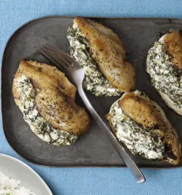 Spicy Chicken Stuffed with Spinach and Feta Recipe
