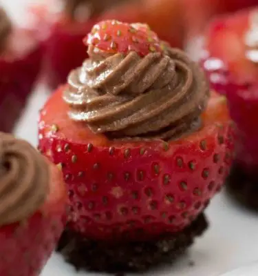 Chocolate Balsamic Stuffed Strawberries Recipe