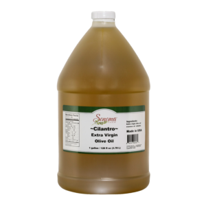 Infused Extra Virgin Olive Oil | <b>Cilantro</b> | 1 Gallon / 3.8 Liters