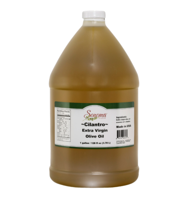 Infused Extra Virgin Olive Oil | <b>Cilantro</b> | 1 Gallon / 3.8 Liters