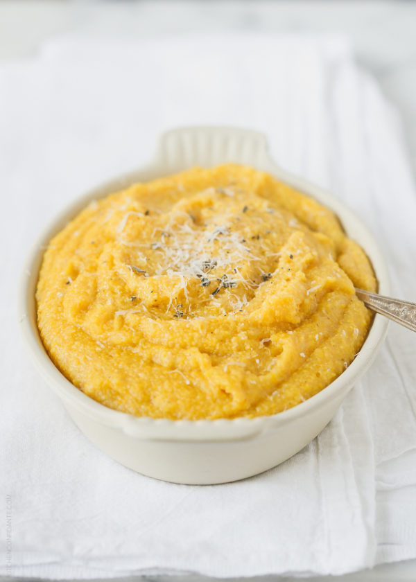 Creamy Tuscan Polenta with Butter Olive Oil Recipe