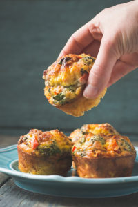 Crustless Mild Giardiniera Mini Quiches Recipe