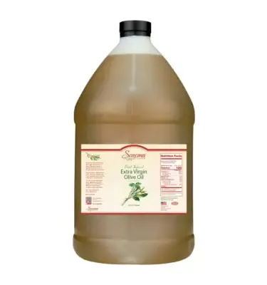 1 Gallon Jug of Basil Extra Virgin Olive Oil