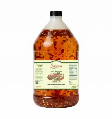 Organic Red Pepper Flake Extra Virgin Olive Oil - 1 Gallon Jug