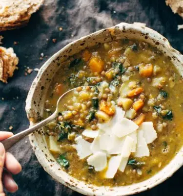 Easy Rice and Vegetables Italian Soup Recipe