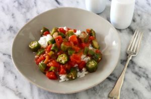 Sonoma farm Easy Southern Style Okra (made with Giardiniera) Recipe