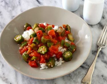 Sonoma farm Easy Southern Style Okra (made with Giardiniera) Recipe