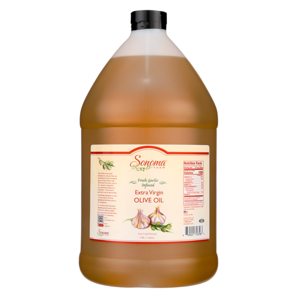 Infused Extra Virgin Olive Oil | <b>Garlic</b> | All Sizes
