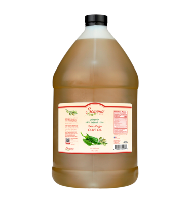 Infused Extra Virgin Olive Oil | <b>Jalapeño</b> | 1 Gallon / 3.8 Liters