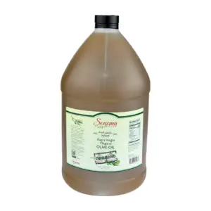 Infused Extra Virgin Olive Oil | <b>Organic Garlic</b> | 1 Gallon / 3.8 Liter