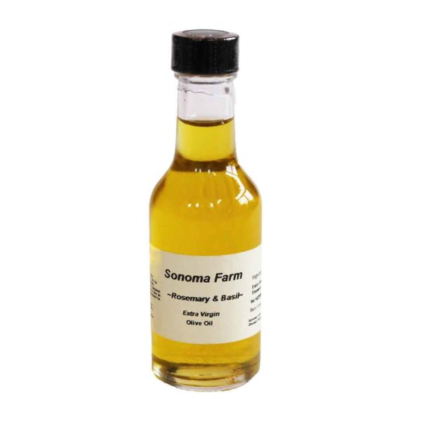 Infused Extra Virgin Olive Oil | <b>Rosemary</b> / Basil | Sample 44ml / 1.5oz