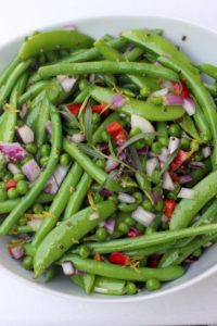 Farmers Market Raw Bean Salad with Balsamic Vinegar Recipe