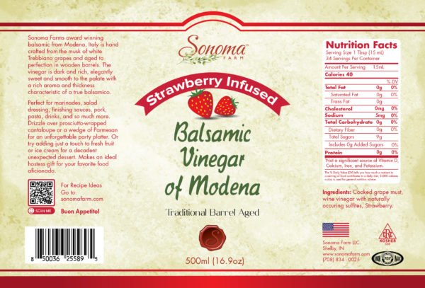 flavor-infused-balsamic-vinegar-Strawberry-500ml-label