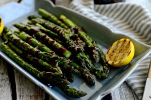 Grilled Asparagus with Dijon Mustard, Balsamic Vinegar and Capers Vinaigrette Recipe