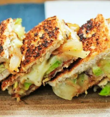 Grilled Cheese, Bacon, Avocado and Tex-Mex Candy Jalapenos Recipe