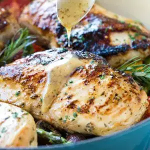 Grilled Chicken with Lemon Infused Olive Oil and Dijon Mustard Recipe