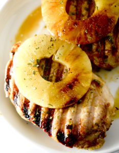 Grilled Pineapple Balsamic Pork Chops Recipe