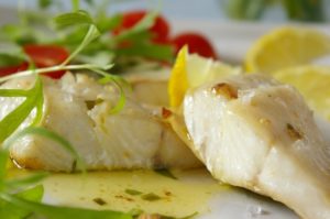 Halibut in Parchment Paper with Lime Infused Olive Oil and Fresh Cilantro Recipe