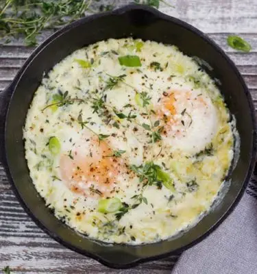 Hot Giardiniera Scrambled Egg Skillet Recipe