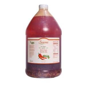 Infused Extra Virgin Olive Oil | <b>Red Pepper Flakes</b> | 1 Gallon / 3.8 Liters