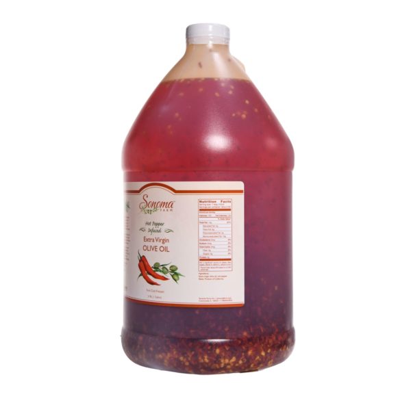 Infused Extra Virgin Olive Oil | <b>Red Pepper Flakes</b> | 1 Gallon / 3.8 Liters
