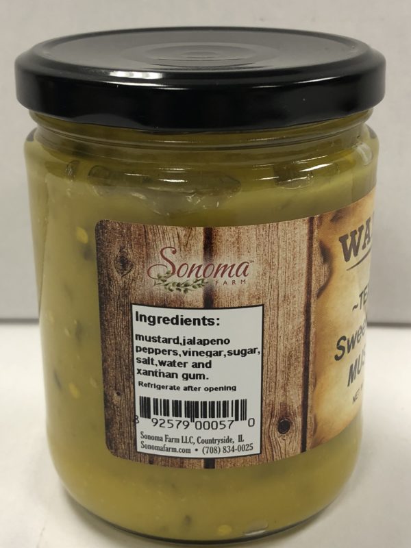 Mustard Tex-Mex Sweet Hot Jalapeno 16oz/227g