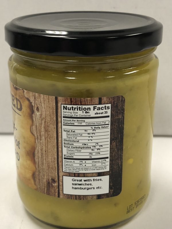 Mustard Tex-Mex Sweet Hot Jalapeno 16oz/227g
