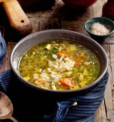 Italian Chicken and Vegetable Soup with Extra Virgin Olive Oil Recipe