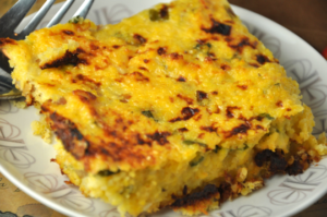 Italian Sausage, Polenta with Hot Pepper Olive Oil Breakfast Casserole Recipe