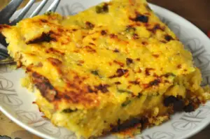 Italian Sausage, Polenta with Hot Pepper Olive Oil Breakfast Casserole Recipe